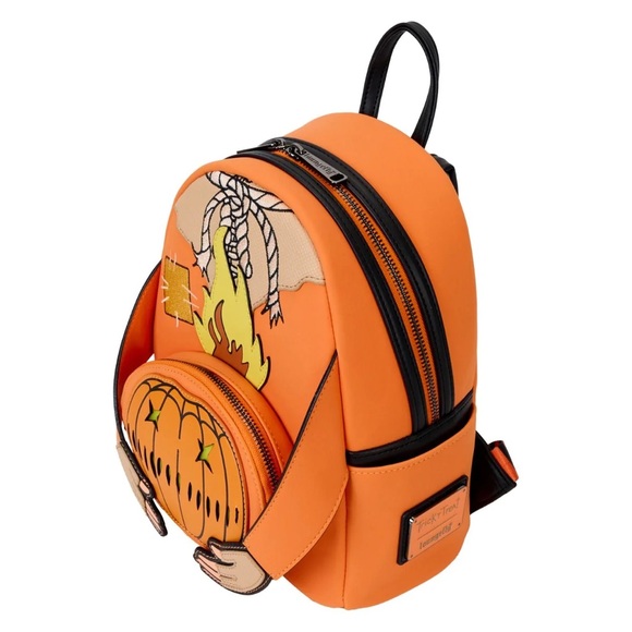 Loungefly Trick \'R\' Treat Flaming Head Sam Mini Backpack